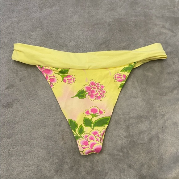 New! Frankie’s bikinis Nick Floral Cheeky Bikini Bottom nwot 24156 - Picture 8 of 12